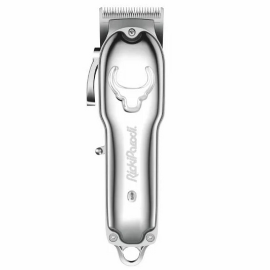 RickiParodi Metalica – Professionele Draadloze Tondeuse met Precisieblad – Krachtige Haartrimmer voor Thuis & Salon