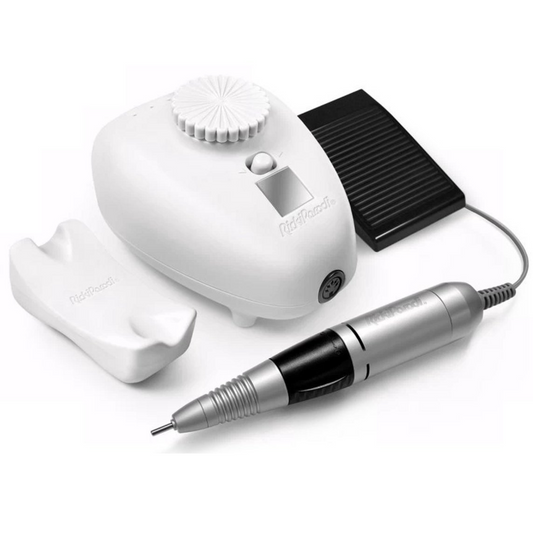 RickiParodi DigitalPro Plus – Professionele Manicure Set met 35.000 RPM Motor, Voetpedaal en Diamantfrezen